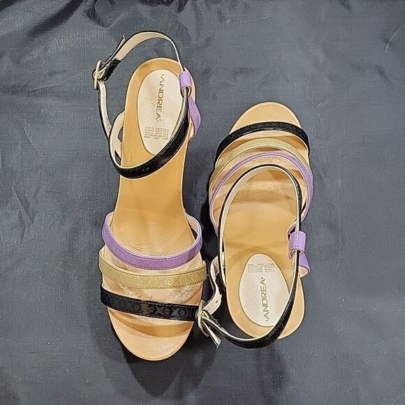 ANDREA MULTI-STRAPS HIGH HEEL STILETTOS SANDAL - Picture 3 of 15